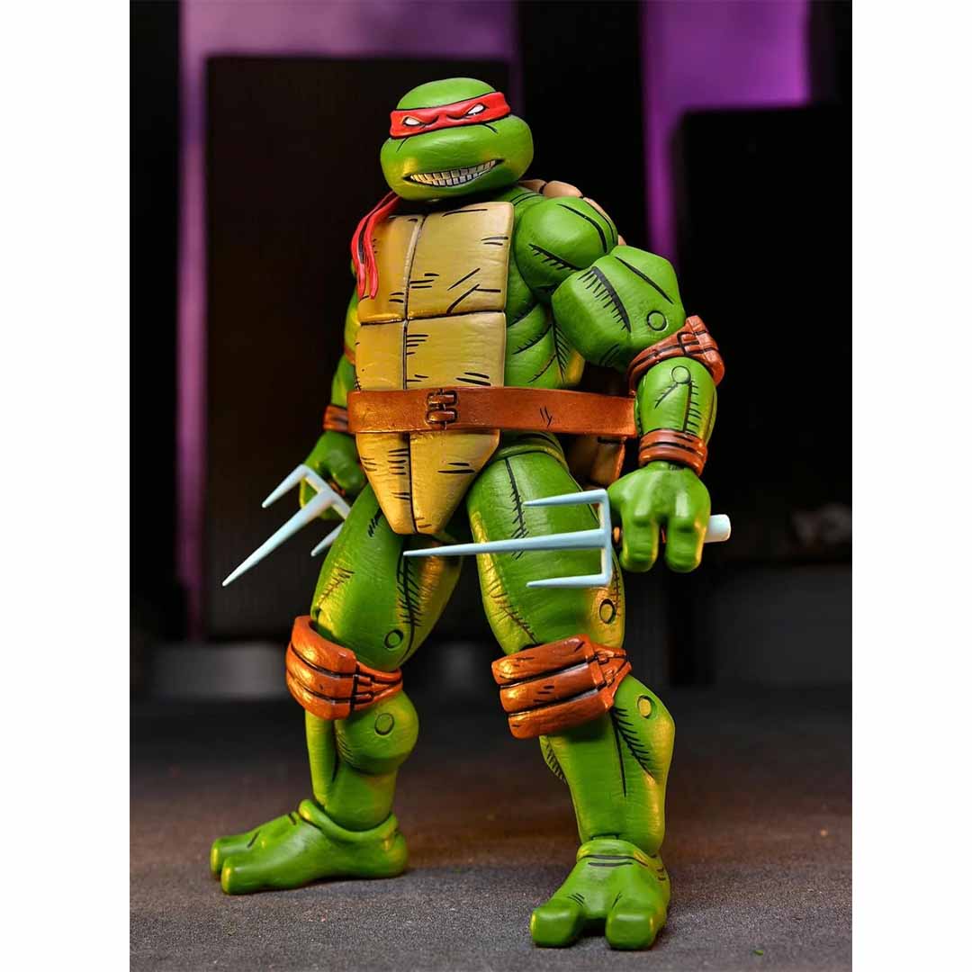 Teenage Mutant Ninja Turtles Raphael Action Figure with Accessories | Classic TMNT Collectible Figure for Kids & Collectors