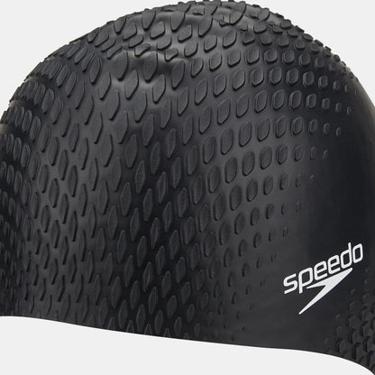 Speedo! Bubble Active + Cap AU ! Keeps the head warm Color- Black - Jaiman Toys