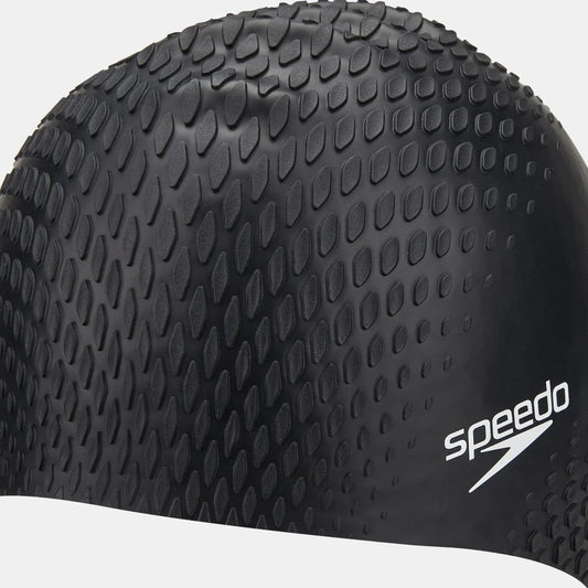 Speedo! Bubble Active + Cap AU ! Keeps the head warm Color- Black - Jaiman Toys