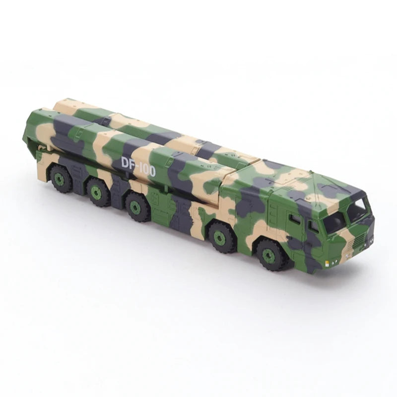 XCARTOYS 1:100 CJ-100 G008-1 HCM Transporter Die-Cast Military Missile Carrier Model Vehicle