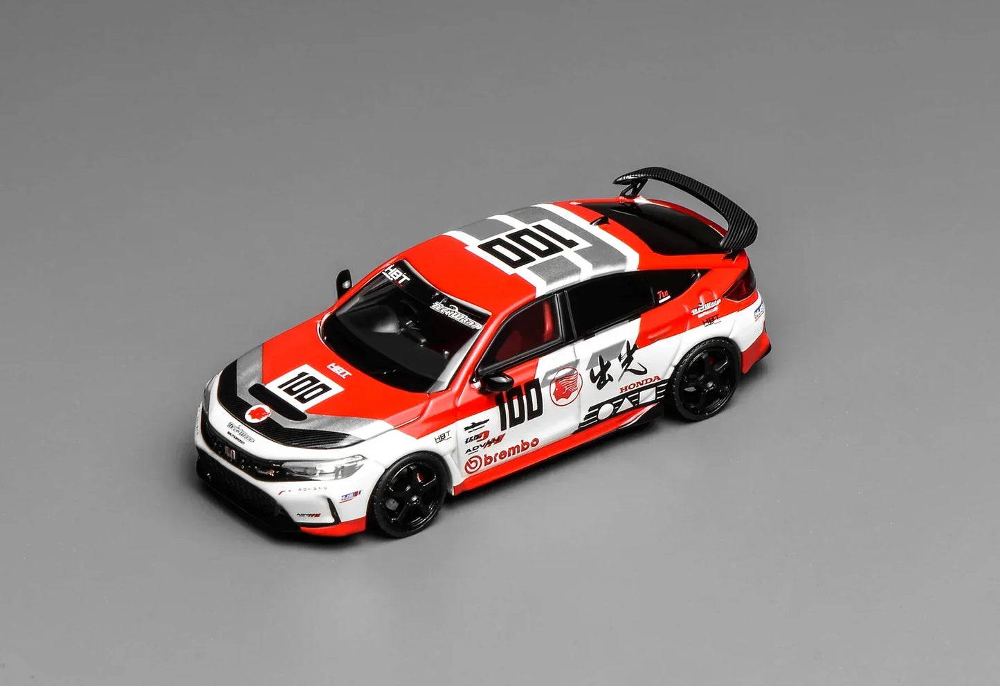 Motorhelix 1:64 Honda Civic Type R Idemitsu Livery Diecast Model Car | 4 Color Variations | Collector Edition