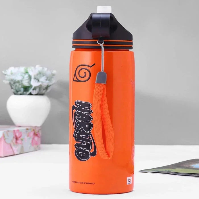 Striders Naruto Printed Stainless Steel Sipper Bottle - 700Ml - Jaiman Toys