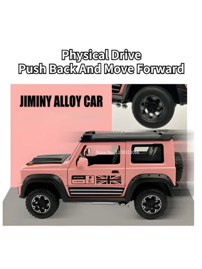 Joy Junction 1:24 Suzuki Jimny Off-Road Diecast Model – Openable Doors, Pull-Back Action Lights & Sound with 4 variation (JJ269)