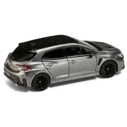 Hobby Japan 1:64  HJ64 TOYOTA GR COROLLA RZ Precious  Metalic Grey Diecast Car Model HJ641067GM