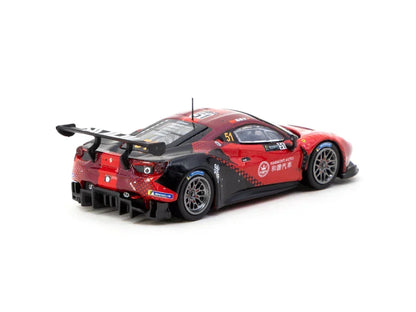 Tarmac Works 1:64 Ferrari 488 GT3 Macau GT Cup 2022 Chen Weian Harmony Racing Diecast Model Car (T64-072-22MGP51)