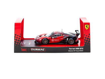 Tarmac Works 1:64 Ferrari 488 GT3 Macau GT Cup 2022 Chen Weian Harmony Racing Diecast Model Car (T64-072-22MGP51)
