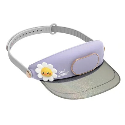 Bladeless Fan Hat – Cool, Cute & USB Powered - Flower Duck - Jaiman Toys
