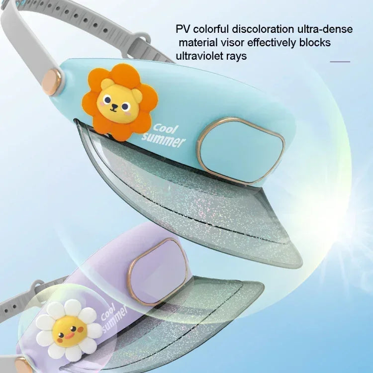 Bladeless Fan Hat – Cool, Cute & USB Powered - Sun Lion - Jaiman Toys