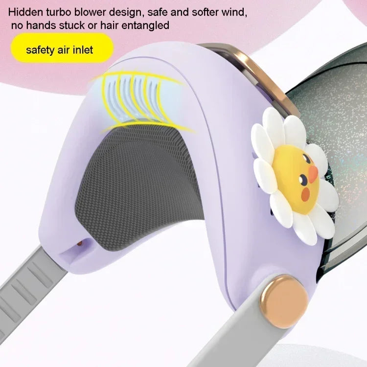 Bladeless Fan Hat – Cool, Cute & USB Powered - Flower Duck - Jaiman Toys