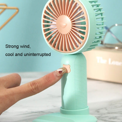 Portable Handheld Mini Fan with Flexible Cat Paw Stand – Cute Personal Cooling Fan for Travel, Office & Outdoor Use (Pack of 1)