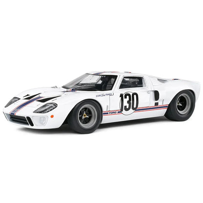 Solido 1967 Ford GT40 MK1 1:18 Targa Florio #130 Giorgi White - Jaiman Toys