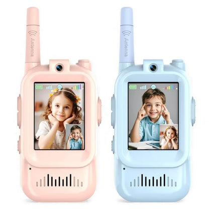 Kids Video Walkie Talkie Set  – With HD Camera, Voice Changer & Long-Range Talk