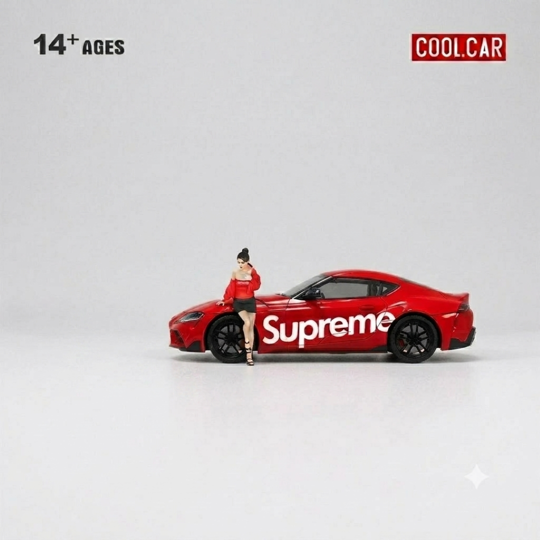 Cool Car 1:64 Toyota Supra A90 Supreme Edition Diecast Model Car with  Figure – Limited Collector's Edition