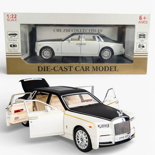 HQT 1:22 Scale Die-Cast Luxury Car Model with Light & Sound – Pull Back Action