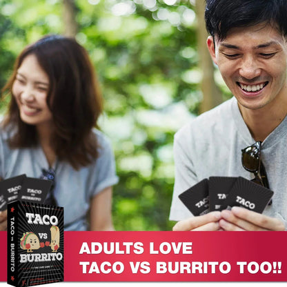 Taco vs Burrito Card Game - Jaiman Toys