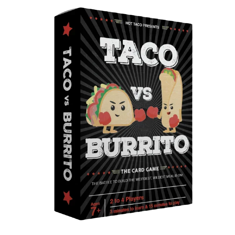 Taco vs Burrito Card Game - Jaiman Toys
