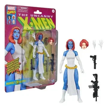 Marvel Legends Retro Mystique Action Figure | X-Men Exclusive | 6-Inch Collectible Toy