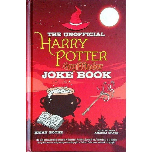 The Unofficial Harry Potter Joke Book (Gryffindor/Ravenclaw) by Brian Boone - Hardback - Jaiman Toys