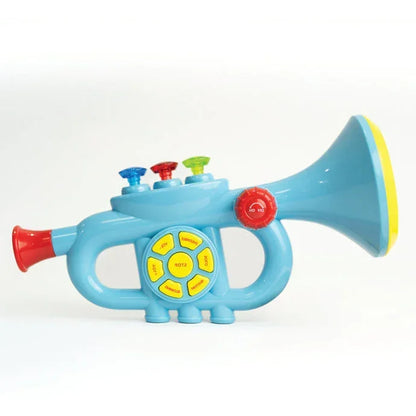 Nubo Tiny Tunes Trumpet Musical Toy for Kids – Blow & Play Musical Instrument with Colorful Keys | Early Learning Music Toy for Toddlers