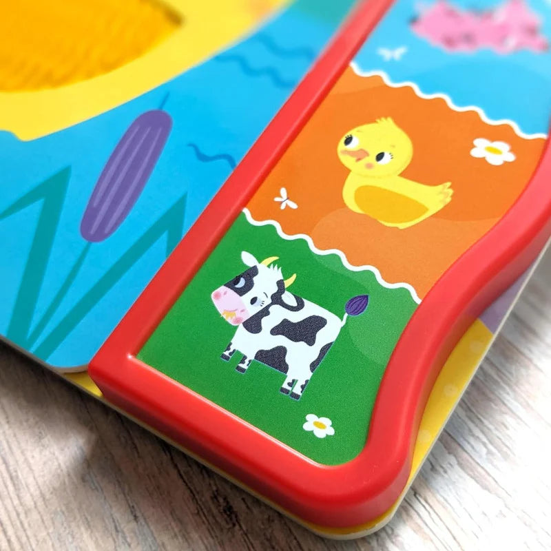 NORTH PARADE Touch & Feel On The Farm Sound Board Book for Kids with 5 Farm Sounds