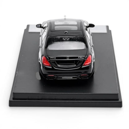 King Model 1:64 Mercedes-Benz S65 AMG Luxury Sedan Diecast Model Car – Metallic Blue