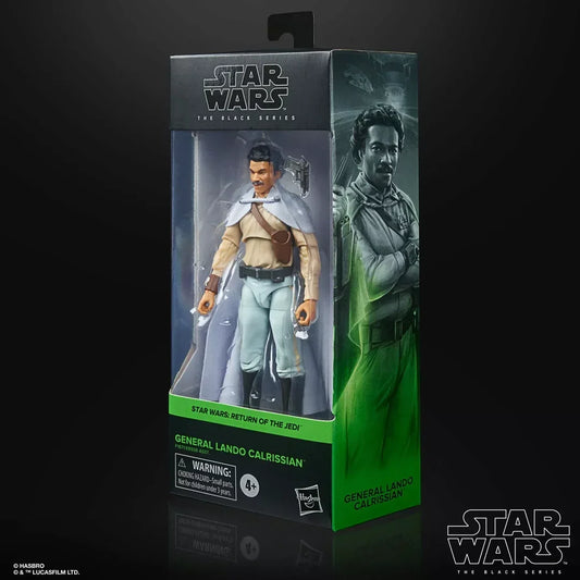 Star Wars Black Series General Lando Calrissian action figure in retail packaging