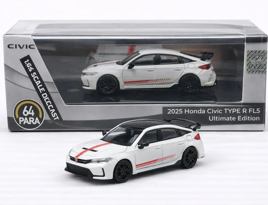 PARA64 1:64 Honda Civic Type R FL5 Ultimate Edition Diecast Model – 2025 Performance Hatchback