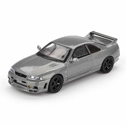 MINI GT 1:64 (Blister Pack) Nissan Skyline GT-R NISMO BCNR33 CRS Version Dark Metal Gray