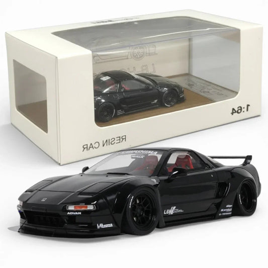 Qidian Model LB Honda NSX 1:64 Scale Resin Diecast Car – Liberty Walk Widebody Black | Collector Edition