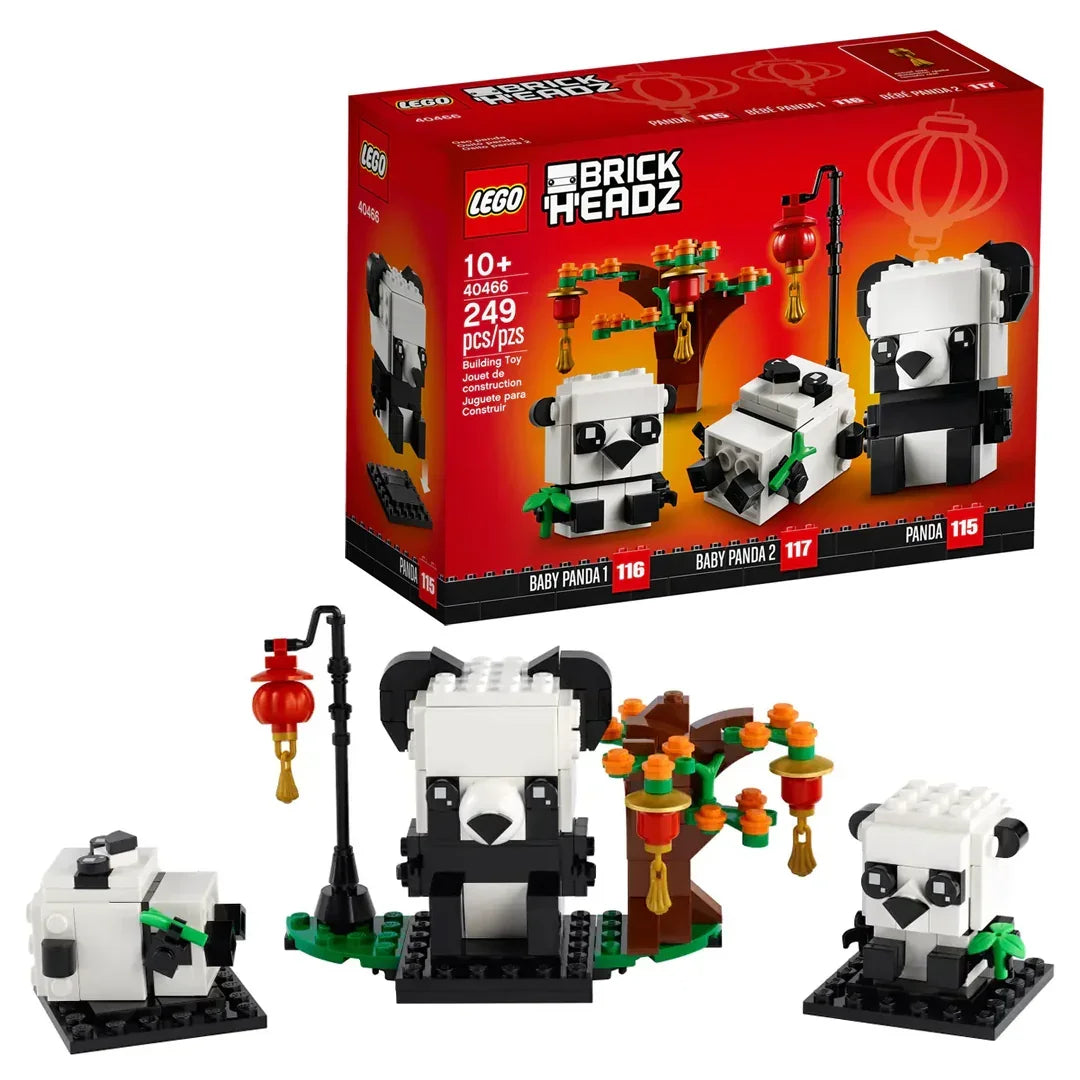 LEGO 40466 Chinese New Year Pandas (249 Pieces) - Jaiman Toys