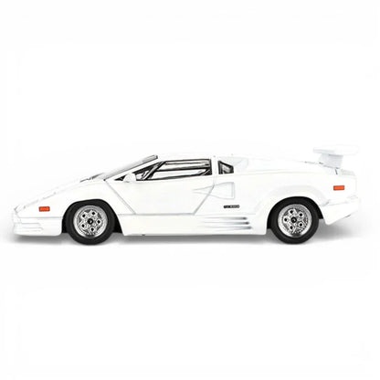 Mini GT 1:64 Duo Set Roxy Porsche 911 GT3 R #77 AO Racing IMSA 2024 + Lamborghini Countach 25th Anniversary White | Premium Diecast Models