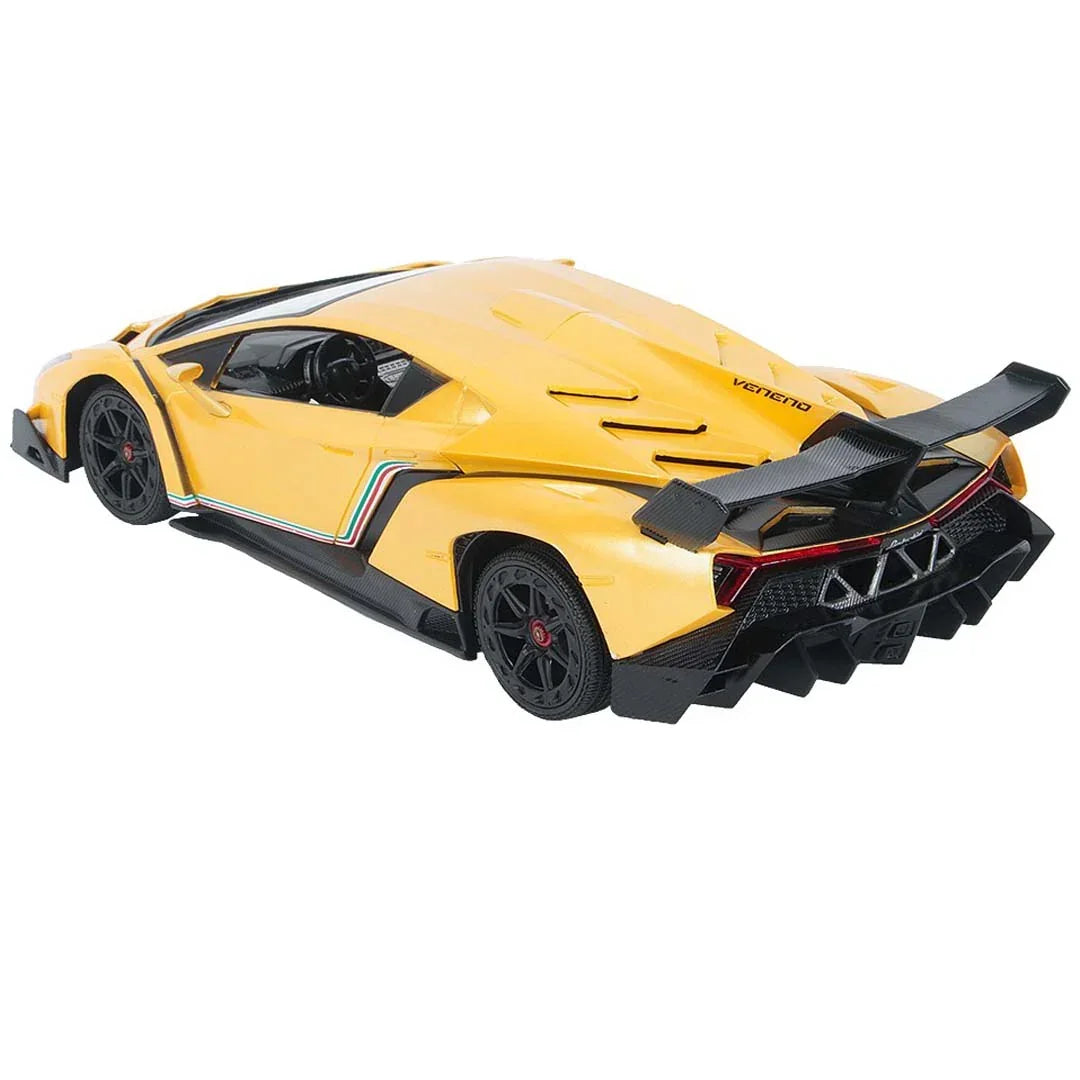 Lamborghini Veneno 1:18 R/C Supercar – High-Speed Remote Control, LED Lights & Rechargeable Power – Best Gifts for Kids & Collectors! - Jaiman Toys