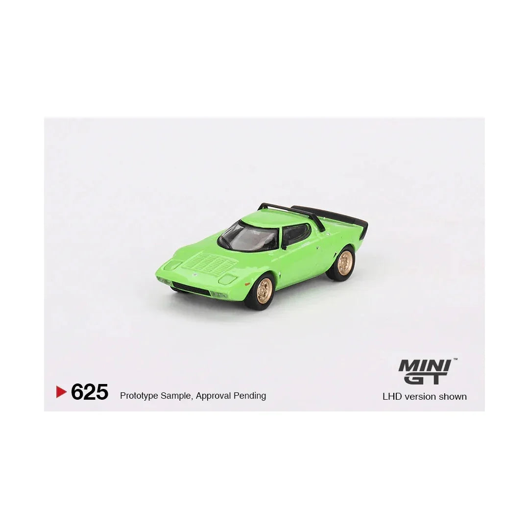 Mini GT 625 Lancia Stratos HF Stradale in Verde Chiaro LHD - A Timeless Model Car - Jaiman Toys