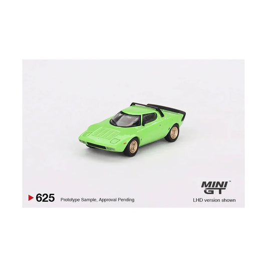 Mini GT 625 Lancia Stratos HF Stradale in Verde Chiaro LHD - A Timeless Model Car - Jaiman Toys