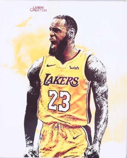 LeBron James Action Figure with Championship Accessories - Jaiman Toys