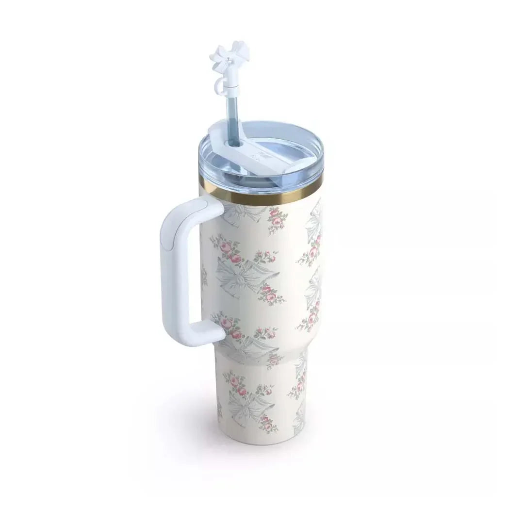 STANLEY Quencher H2.0 FlowState Stainless Steel Vacuum Insulated Tumbler with Lid and Straw for Water, Iced Tea or Coffee (Heather, 40 oz) – The Ultimate Valentine’s Gift! - Jaiman Toys