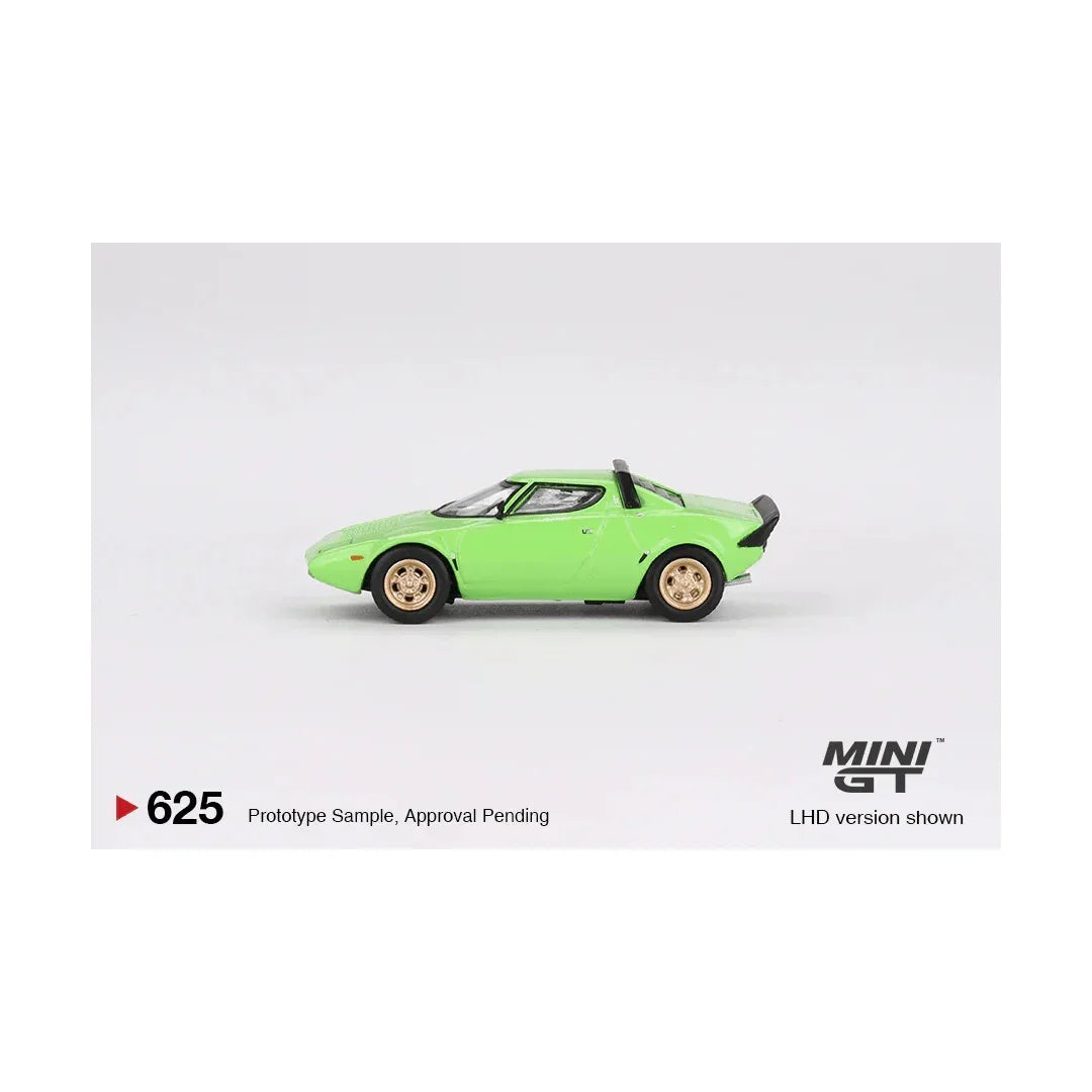 Mini GT 625 Lancia Stratos HF Stradale in Verde Chiaro LHD - A Timeless Model Car - Jaiman Toys