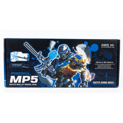 Water Bullet Firing Mode Powerful MP5 Water Bullet Model Gun H21-C | Automatic Gel Ball Blaster Toy with Water Bomb Mode & Grenade-Style Magazine