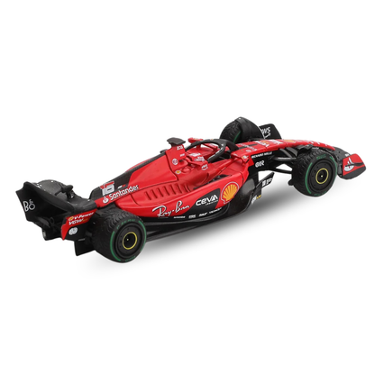 BBR Models 1:64 Ferrari SF-23 #55 Carlos Sainz 2023 Monaco Grand Prix Formula 1 Die-Cast Model Car