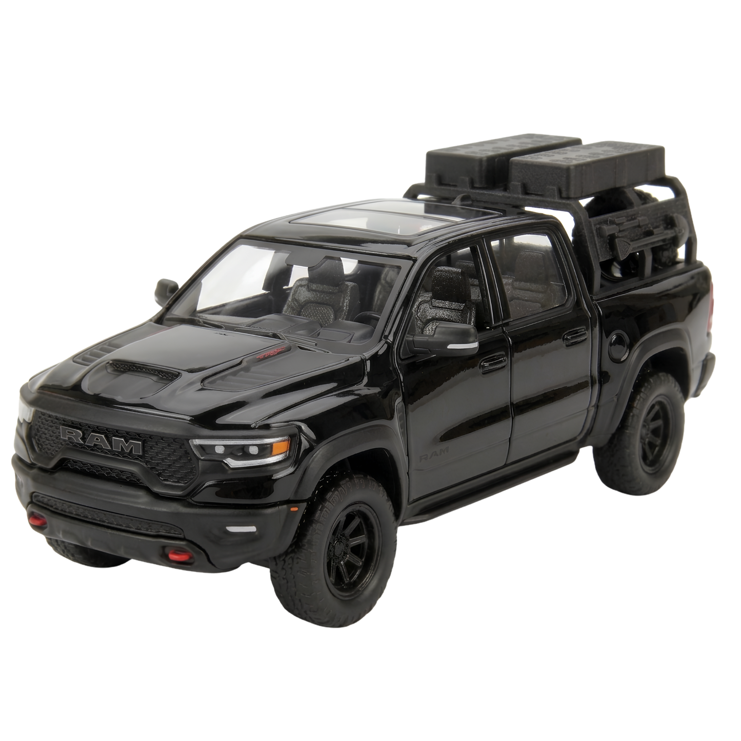 Joy Junction 1:32 RAM 1000 Pickup Truck Alloy Die-Cast Model Car | Collector's Edition Off-Road Utility Vehicle with Opening Doors