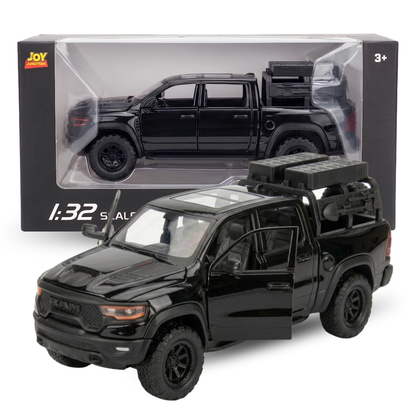Joy Junction 1:32 RAM 1000 Pickup Truck Alloy Die-Cast Model Car | Collector's Edition Off-Road Utility Vehicle with Opening Doors