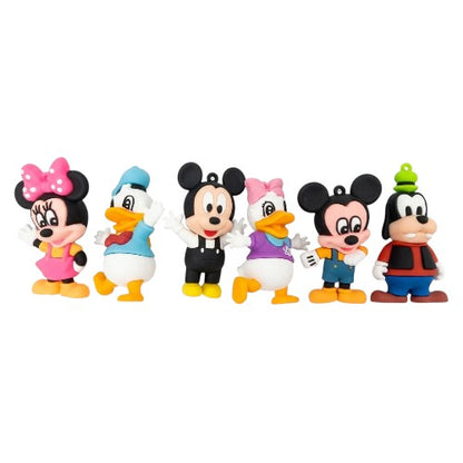 Disney Mickey Mouse & Friends 6-Piece PVC Figure Set | Collectible Cartoon Character Toys for Kids, Gifts & Display Collection
