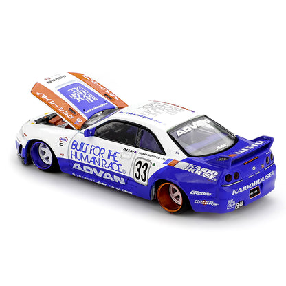Kaido House Mini GT 1:64 Nissan Skyline GT-R (R33) BFTHR V1 #213 Diecast Model Car