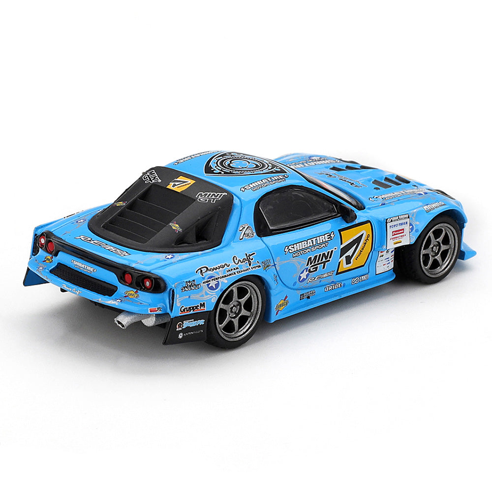 Mini GT 1:64 Mazda RX-7 RE-Amemiya 2025 D1GP Diecast Model Car