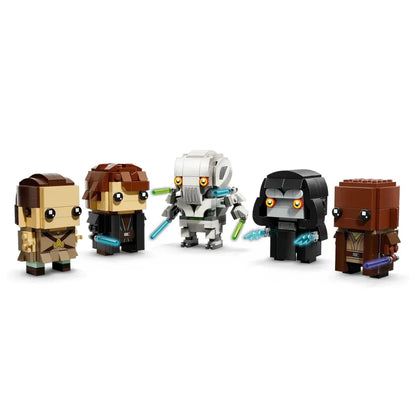 LEGO 40796 BrickHeads, Lego Star Wars Revenge of the Sith Heroes and Villains Collectible Building Set (656 Pieces)