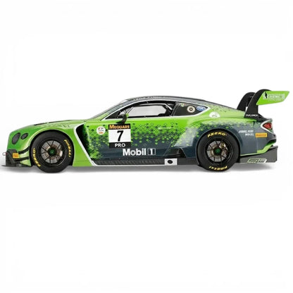 RMZ Hobby 1:32 Bentley Continental GT3 Die-Cast Model Car – Green with Openable Doors, Light & Sound (664998)