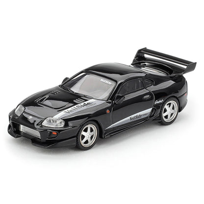MINI GT 1:64 (Blister Pack) Toyota Supra VeilSide Combat V-II Black Diecast Model Car | Premium JDM Collectible Display Edition | #1107