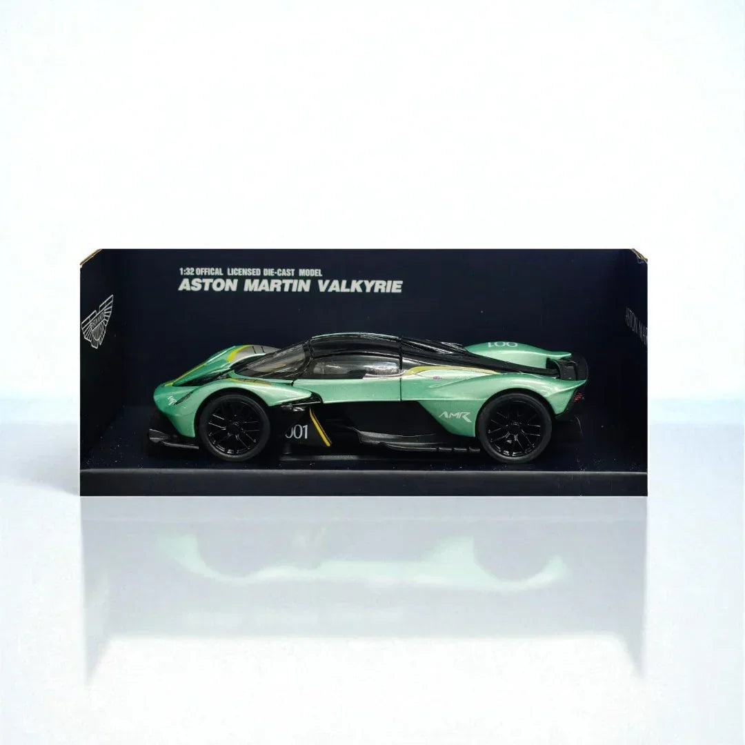 Joy Junction 1:32 Aston Martin Valkyrie Diecast Car Model- Metallic Green-(JJ247) - Jaiman Toys