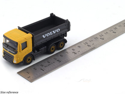 Majorette Volvo Construction Vehicle Set – (Wheel Loader, Cement Mixer & Truck Dumper)3 Piece Die-Cast Construction Trucks Toy Set (3+)
