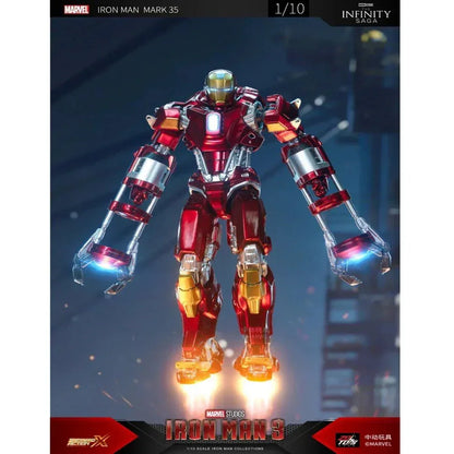 ZD Toys Marvel Avengers Iron Man Mark XXXV (MK35) 1/10 Scale Action Figure Set - Jaiman Toys